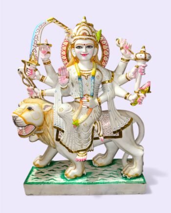 Durga Ma White Makarana Marble