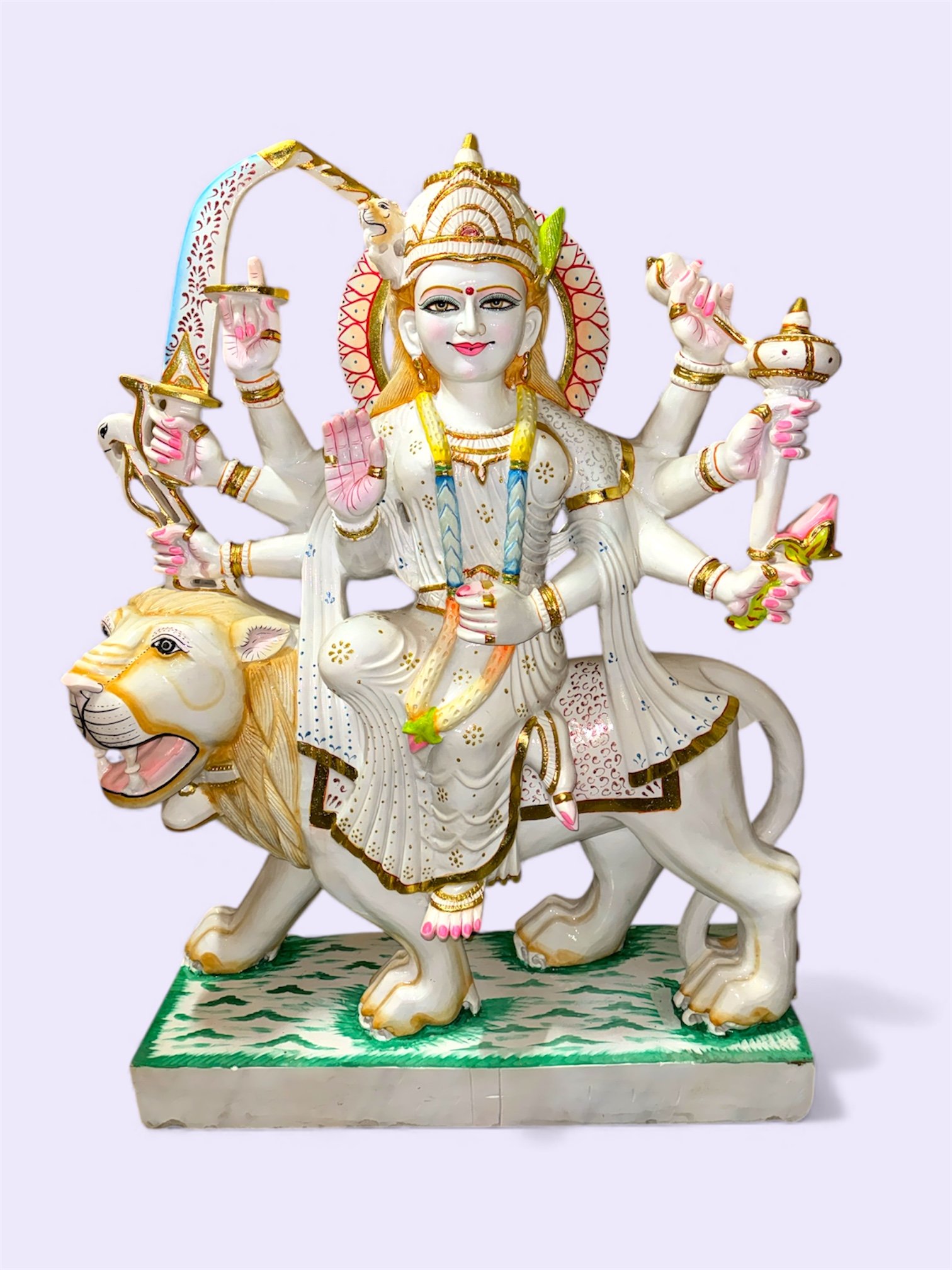 Durga Ma White Makarana Marble