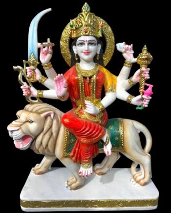 Durga Ma White Makarana Marble